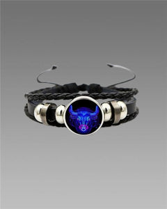 Adjustable Zodiac Sign Bracelet for Positive Energy & Manifestation