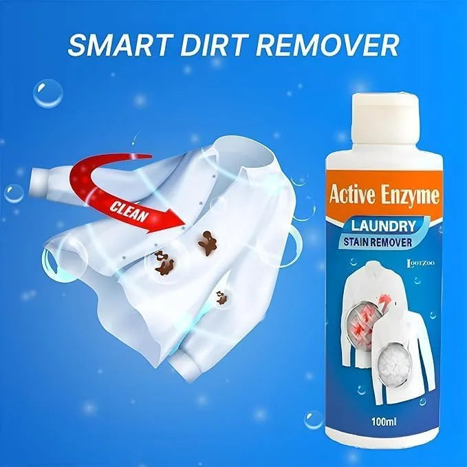 Active Enzyme Laundry Stain Remover – Powerful Spot Cleaner (Buy 1 Get 1 Free) (Quality Assured)