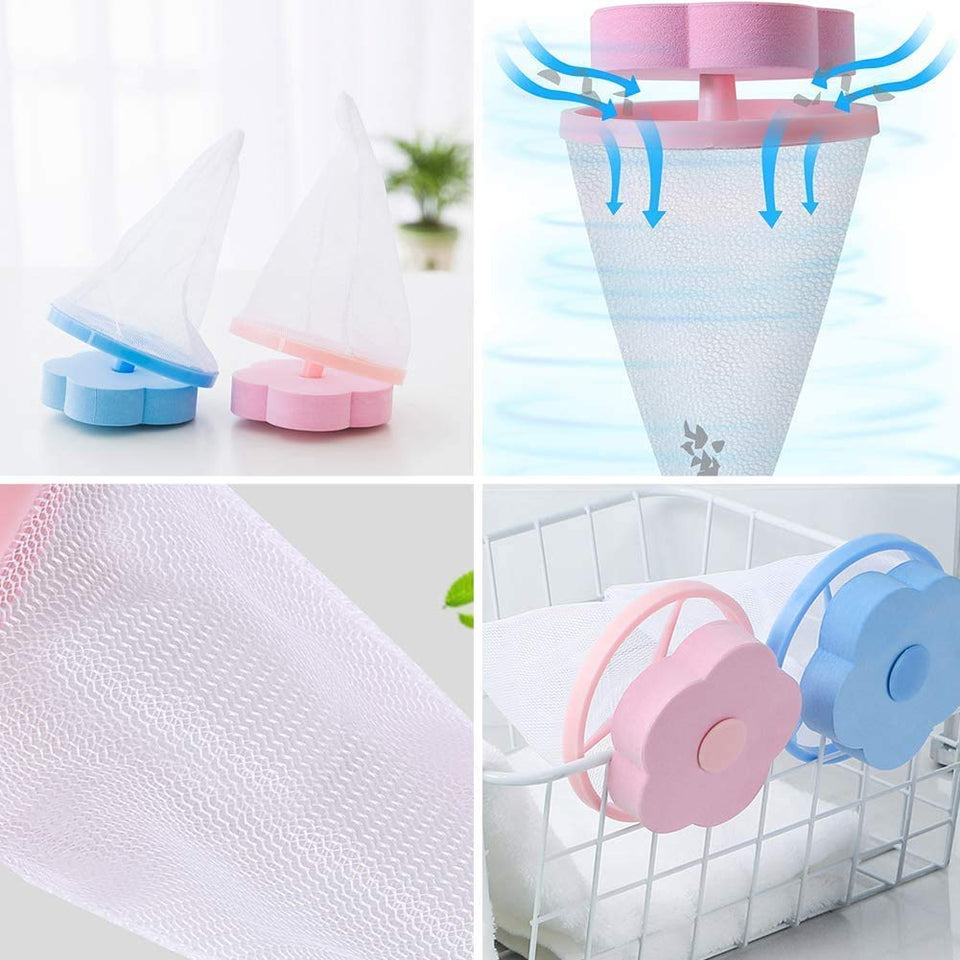 Washing Machine Floating Lint Mesh Bag