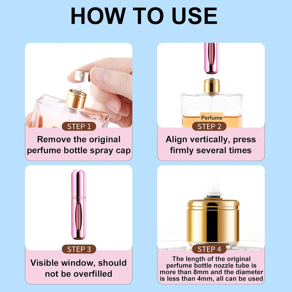 Portable Mini Refillable Perfume Atomizer Bottle