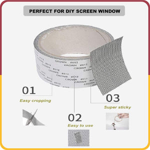 Window Mesh Screen Repair Tape for Door and Window