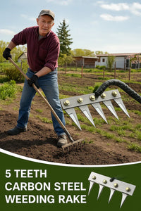 5 Teeth Carbon Steel Garden Weeding