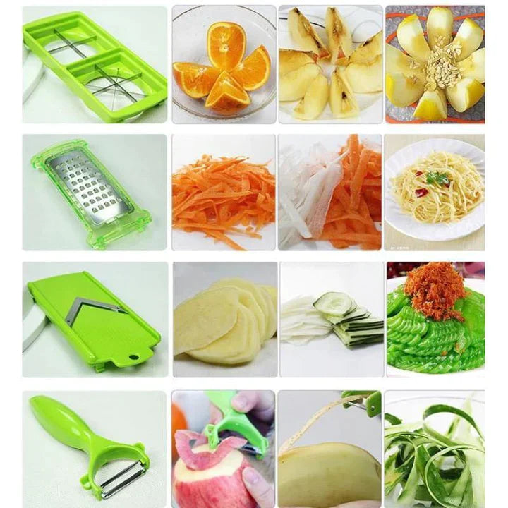 MULTIPURPOSE 12 IN 1 - VEGETABLE AND FRUIT CHOPPER/SLICER