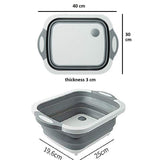 Multifunctional Silicon Kitchen Foldable Chopping Board