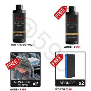 Nano Plastic Restoring Agent for Cars and Bikes (BUY 1 GET 5 ITEMS FREE)