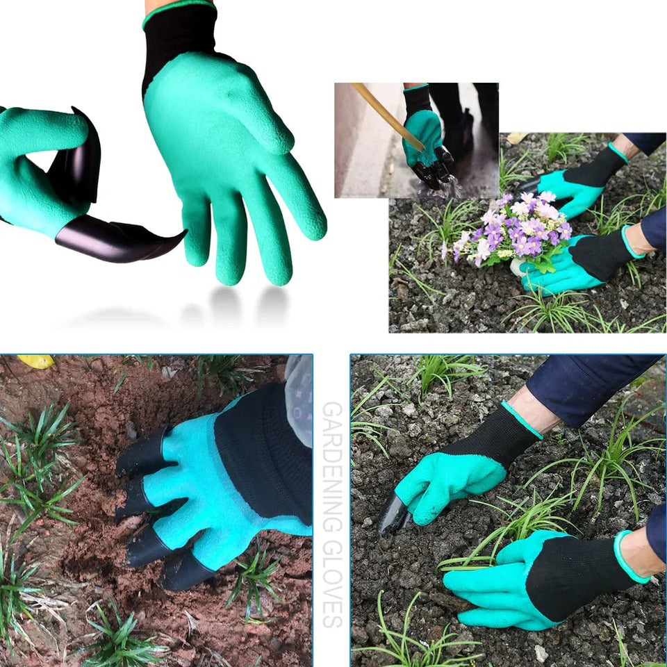 garden gloves with claws