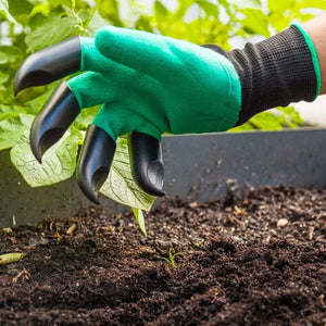 garden gloves with claws