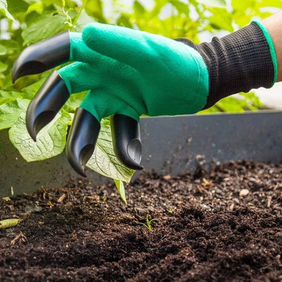 garden gloves with claws