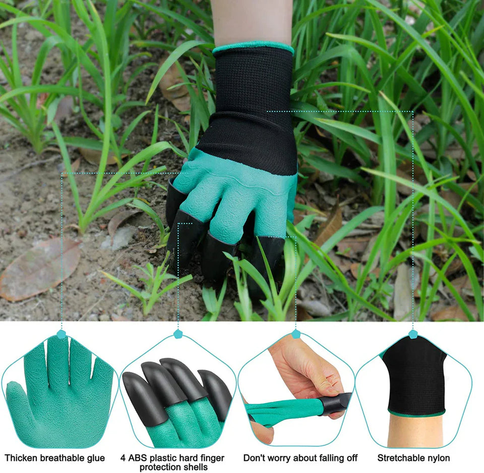 garden gloves with claws