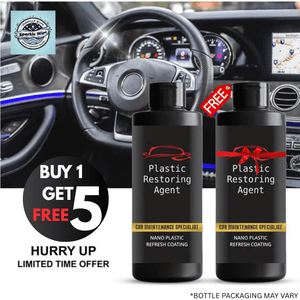 Nano Plastic Restoring Agent for Cars and Bikes (BUY 1 GET 5 ITEMS FREE)