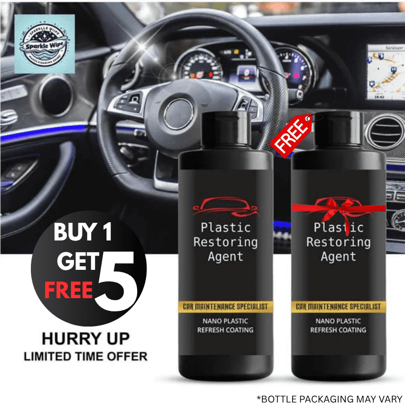 Nano Plastic Restoring Agent for Cars and Bikes (BUY 1 GET 5 ITEMS FREE)